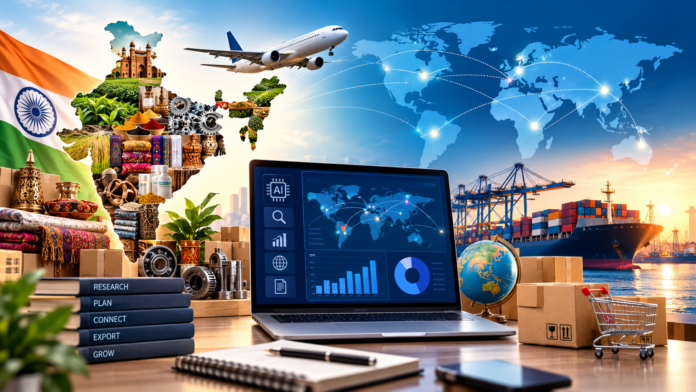Export business in India using AI and government support