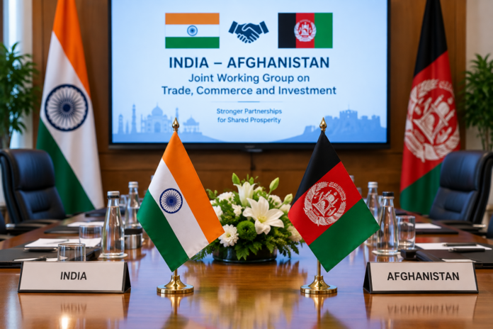 India Afghanistan Joint Working Group meeting on trade, commerce and investment